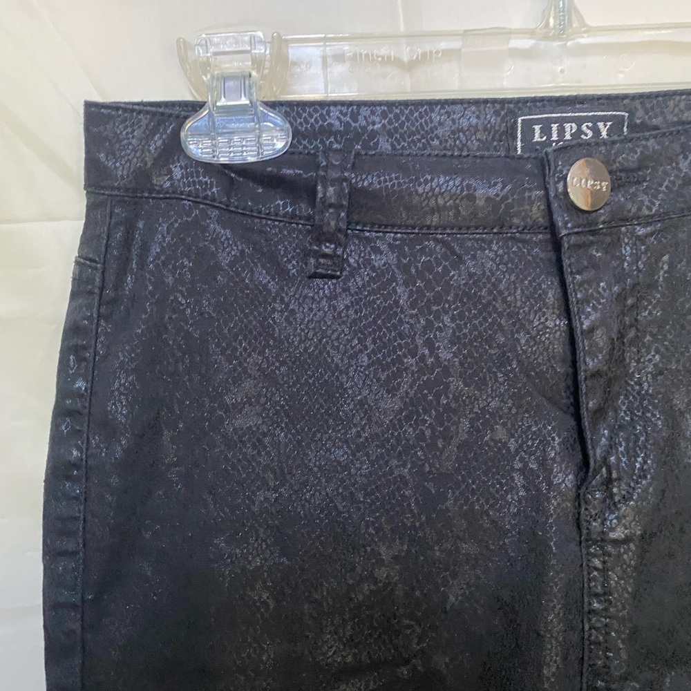 Lipsy London snakeskin skinny jeans